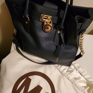 Michael Kors Saffiano Leather Hamilton Bag